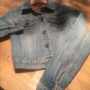 Hollister girls jean jacket